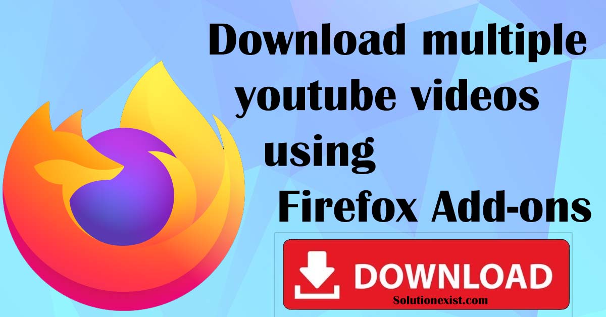 youtube downloader firefox