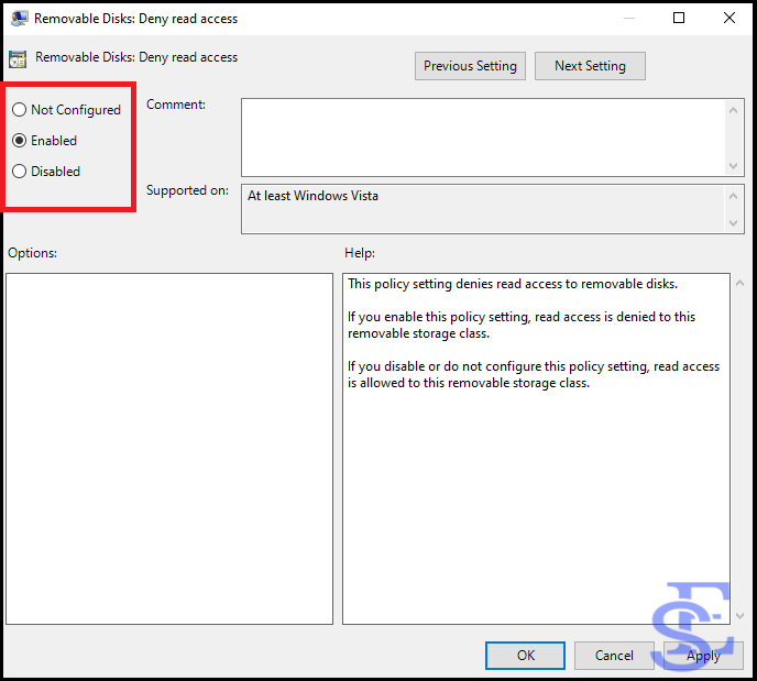 Enable USB Ports via group policy editor