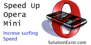 speed up opera mini