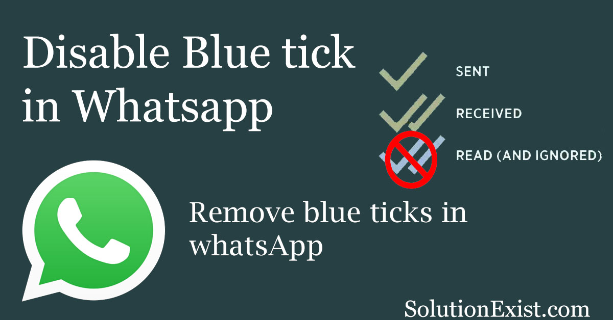 whatsapp check marks not blue