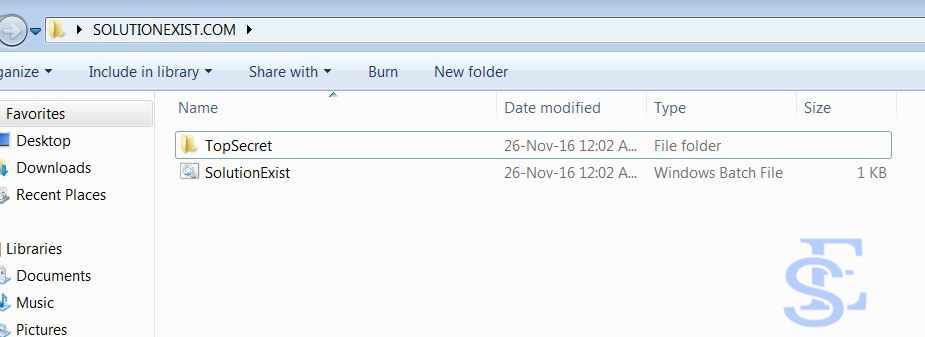 Protect our folder with password