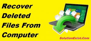 recover deleted files from computer hard disk