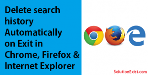 Delete Browsing History In Mozilla Firefox