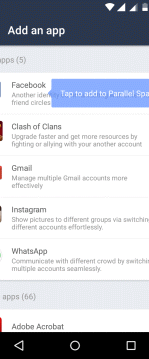 Multiple Whatsapp Accounts, GO Multiple - parallel account, Parallel Space - Multiple accounts & Two face, AppClone - Multi Account, two whatsapp apk, three whatsapp, four whatsapp, multiple whatspp, two whstapp in one phone, Multiple whatsapp in same device