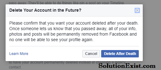 Facebook Account Delete