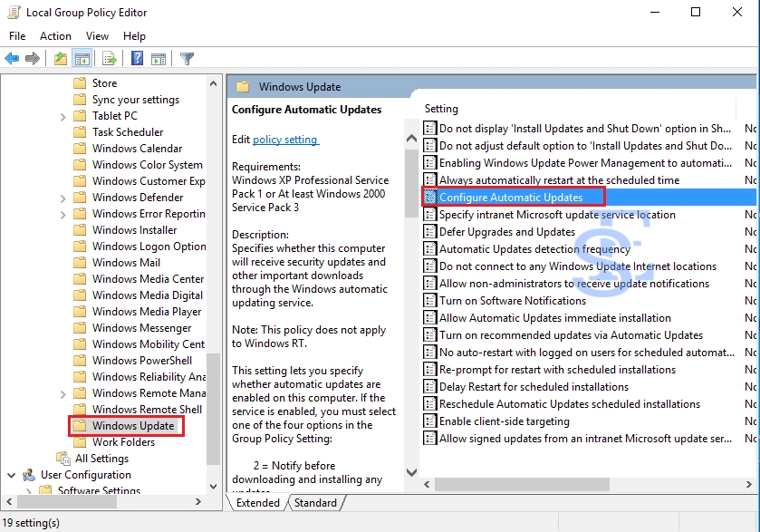 windows 10 turn off automatic updates