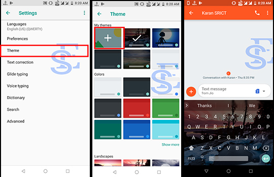 How to Put Picture on Android Keyboard - wallpaper on keyboard android