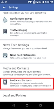 can't open links on facebook app
