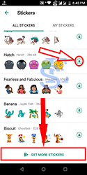 enable stickers in whatsapp