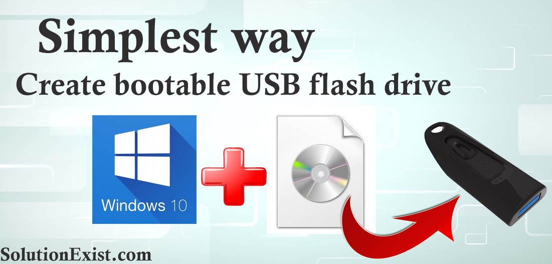 create windows 10 bootable usb from iso