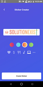 How to create instagram stickers for instagram stories - Solution Exist