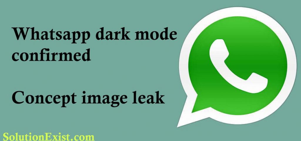 WhatsApp Dark Mode: Concept Picture 1 whatsapp dark mode,whatsapp dark mode apk,whatsapp dark mode android