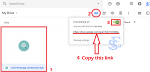 how to make a video a google drive link