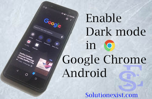 google chrome dark mode android