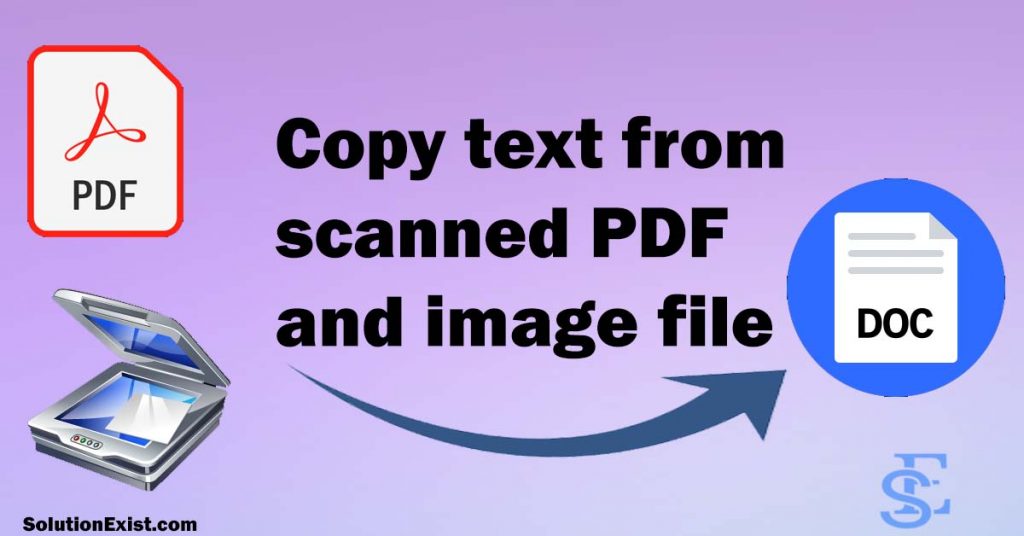 scanned to text converter