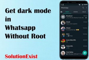 dark mode in whatsapp