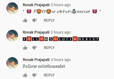 youtube comment tricks