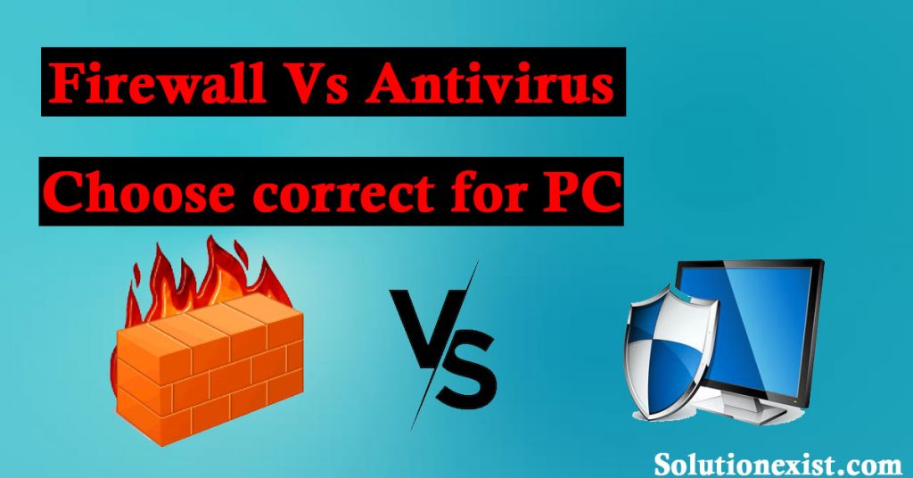 difference between firewall and antivirus