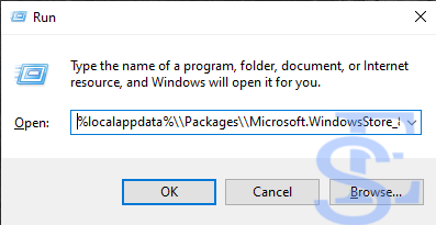 Microsoft store cache