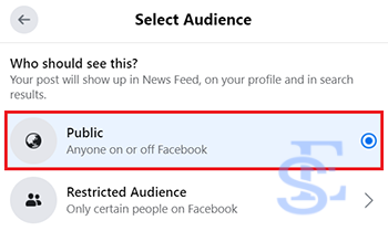 facebook privacy setting