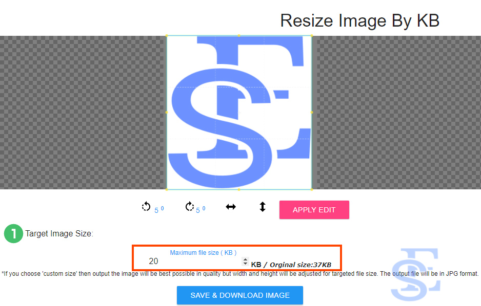 How To Resize Images In Cm Or Mm Compress Photo In Kb