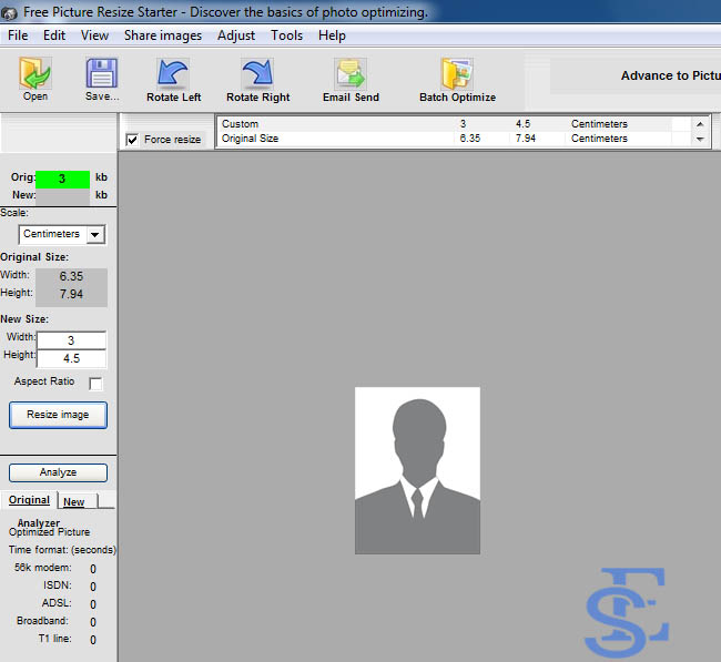 How To Resize Images In cm or mm (Tutorial) 4 Resize Images software