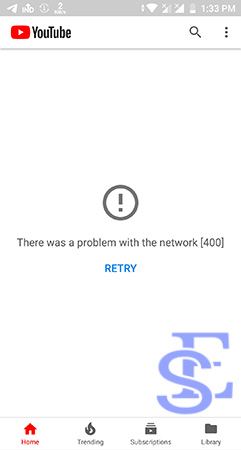 How to Fix YouTube 400 Error 9 there-was-a-problem-with-the-network-400