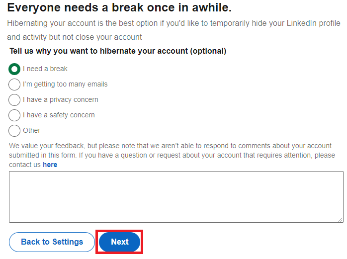 How to temporarily disable LinkedIn Account - delete & Deactivate 5 hibernate linkedin account