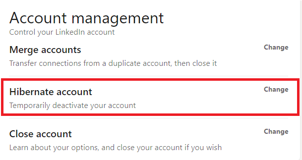 How to temporarily disable LinkedIn Account - delete & Deactivate 4 how to cancel linkedin profile