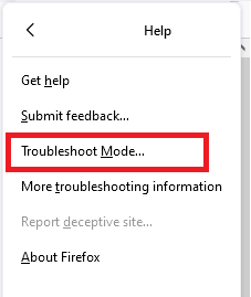 Ways to fix firefox keeps going black issue 6 troubleshoot mode firefox