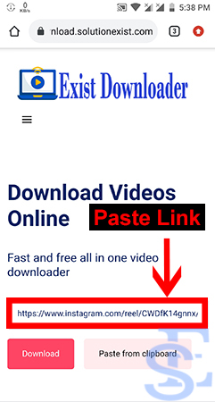 share facebook video to instagram