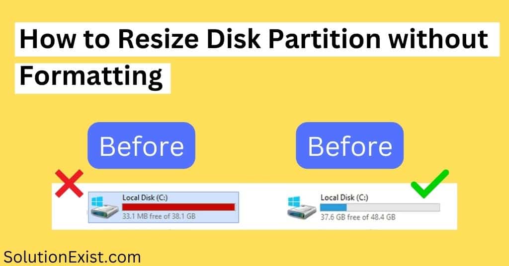 How to Resize Disk Partition without Formatting 1 How to Resize Disk Partition without Formatting