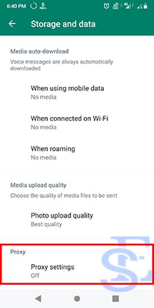 How to use WhatsApp proxy on Android