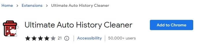 auto history wipe  clear history on exit chrome