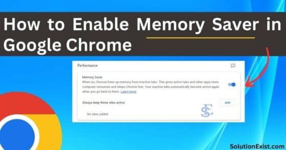 How To Enable Memory Saver Mode In Chrome