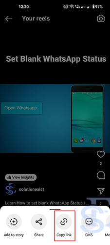 remove watermark from Instagram reels videos