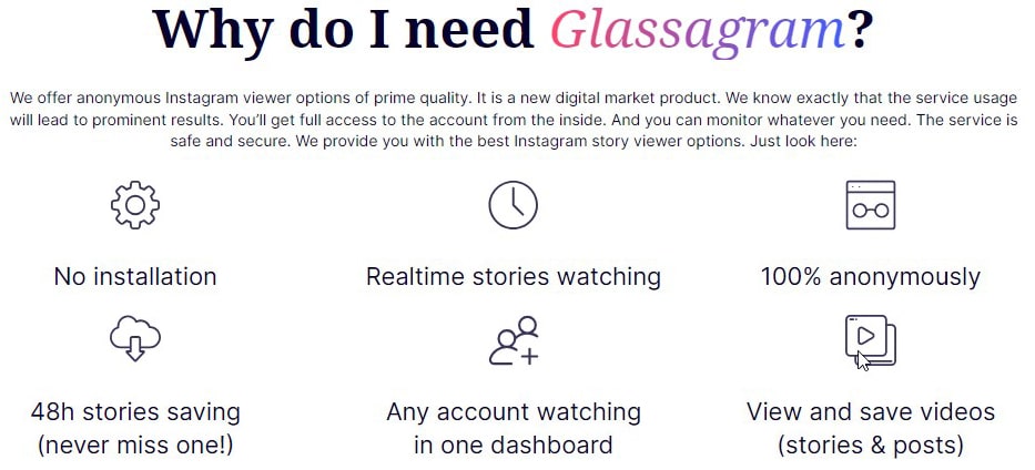 featues of instagram tracker app