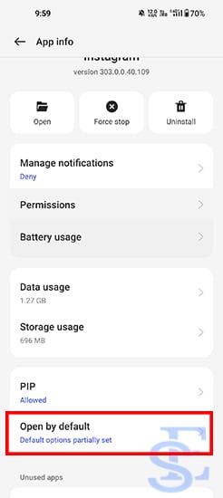 Instagram links not opening in whatsapp
