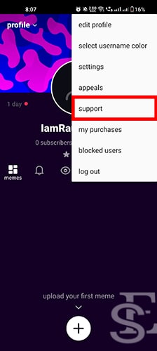 delete iFunny Account