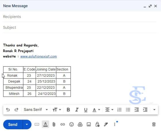 How To Insert Tables In Gmail Emails (2 Ways)